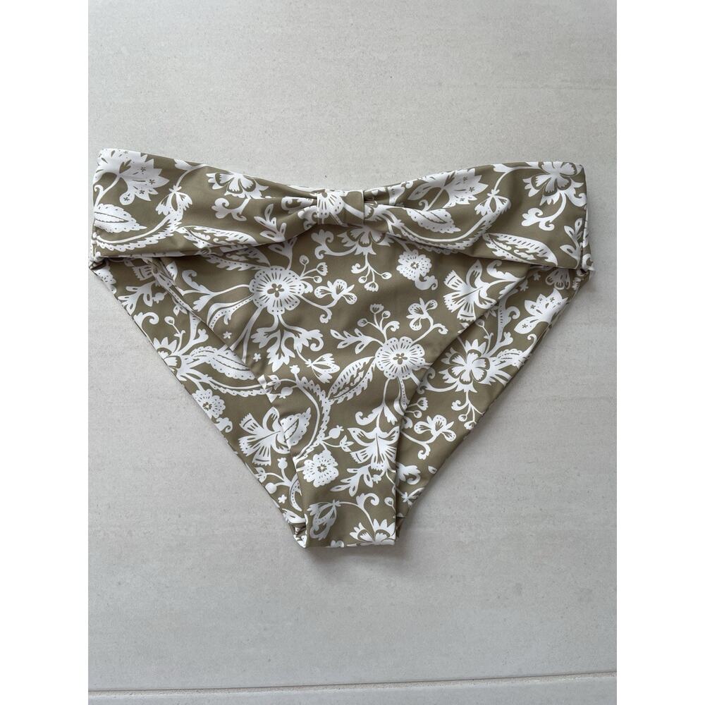 Aila Blue Swim Bikini Bottom High Waist Nile Beach Summer Swimwear